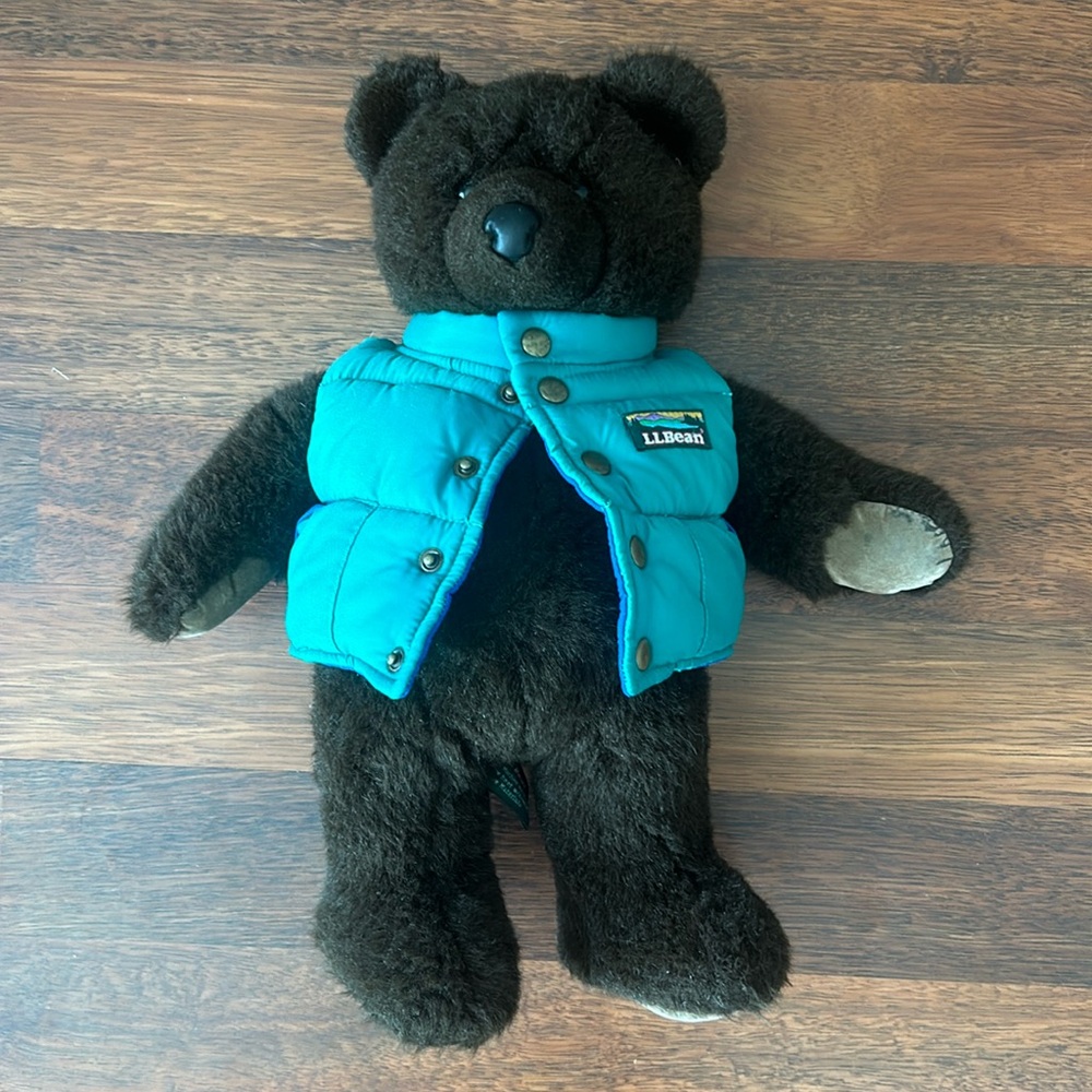 Vintage LLBean LLBear with vest